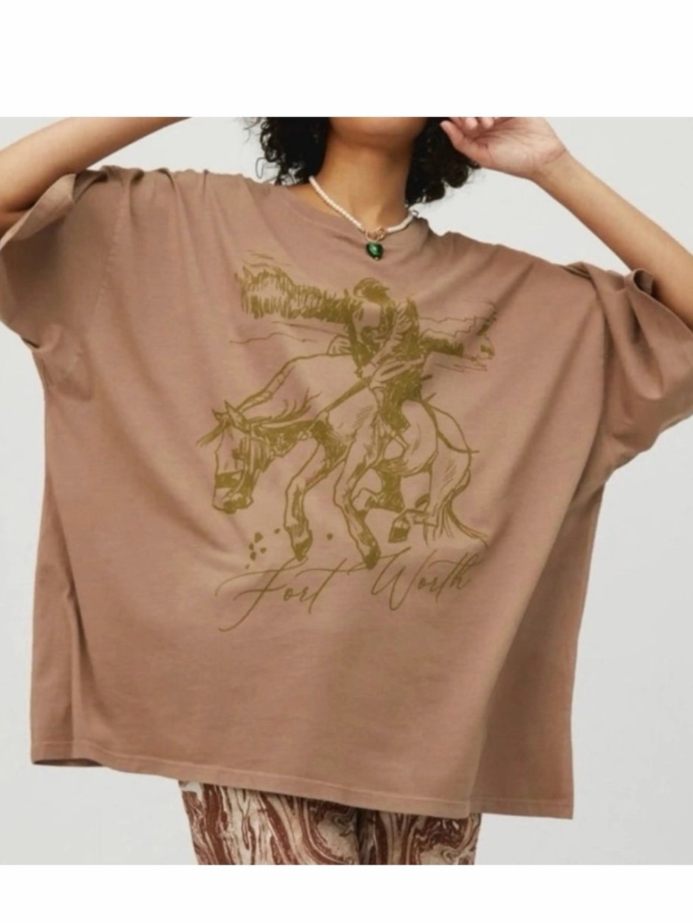 Free People x Daydreamer Fort Worth Crewneck Tee